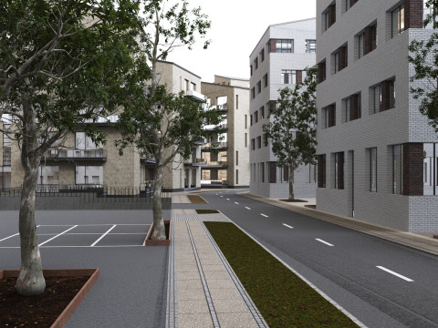 Area - Copenhagen Denmark Model 3D