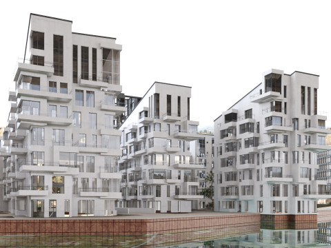 Area - Copenhagen Denmark Model 3D