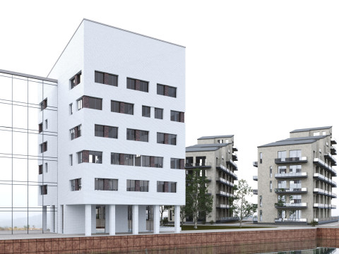 Area - Copenhagen Denmark Model 3D