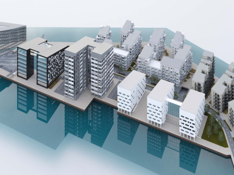 Area - Copenhagen Denmark Model 3D