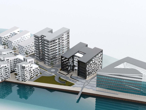 Area - Copenhagen Denmark Model 3D