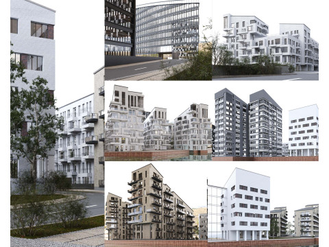 Area - Copenhagen Denmark 3D 모델