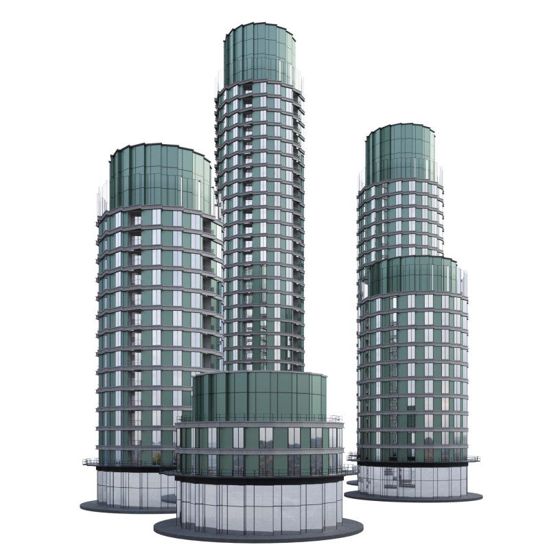Building Denmark Model 3D .c4d .max .obj .3ds .fbx .stl .blend 