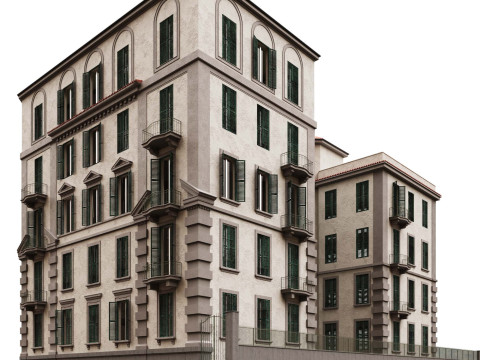 Italy Building 01 Modèle 3D