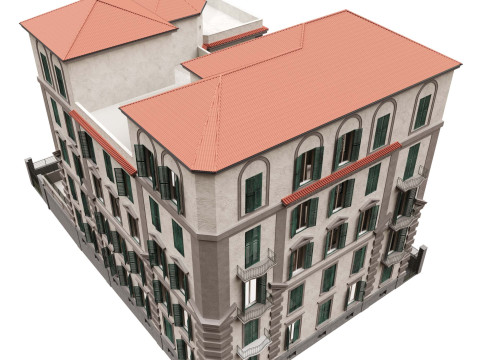 Italy Building 01 Modèle 3D