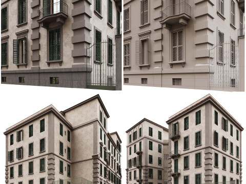 Italy Building 01 Modèle 3D