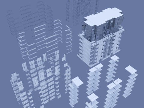 Building Denmark 3D Модель