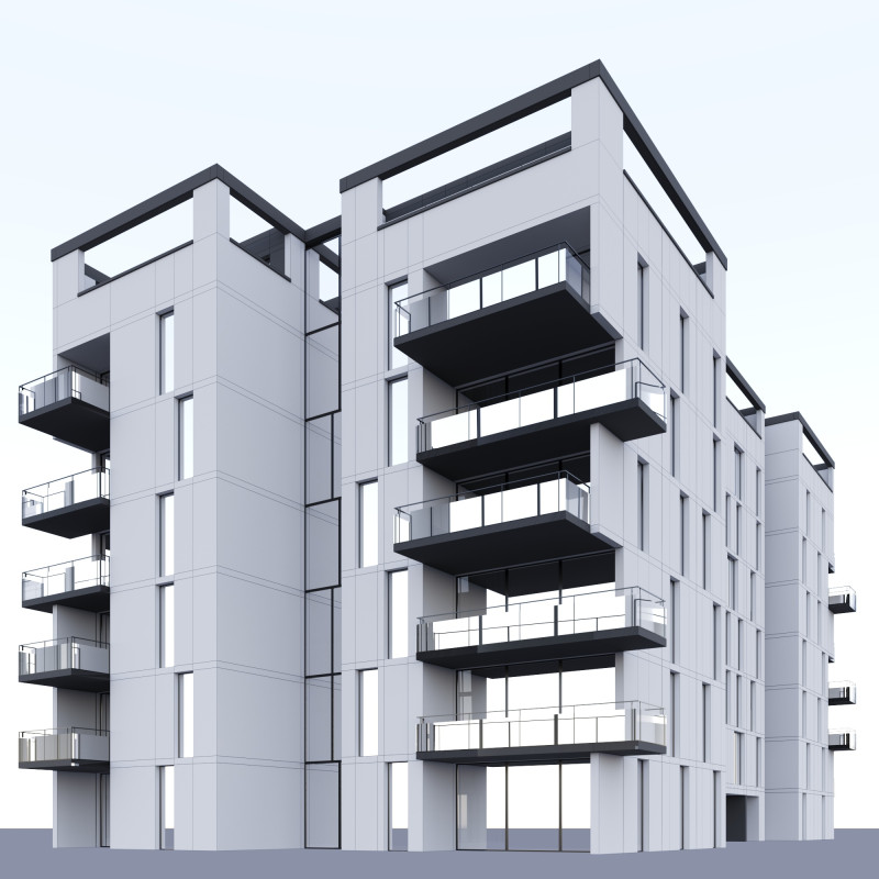 Building Denmark 3D 模型 .c4d .max .obj .3ds .fbx .stl .blend 