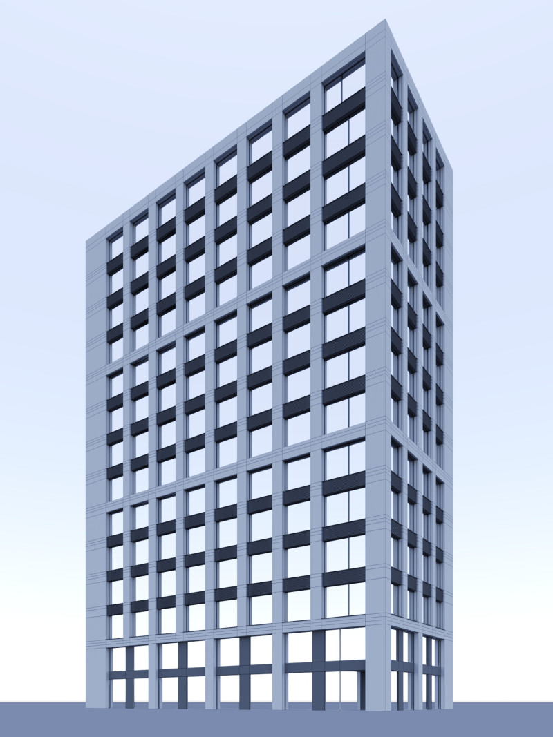 Building - British 05 3D Model .c4d .max .obj .3ds .fbx .stl .blend 