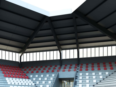 Football stadium Denmark 3Dモデル
