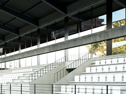 Football stadium Denmark 3Dモデル