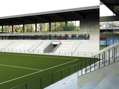 Football stadium Denmark 3Dモデル