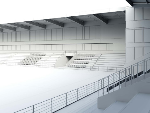 Football stadium Denmark 3Dモデル