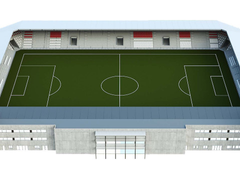Football stadium Denmark 3Dモデル