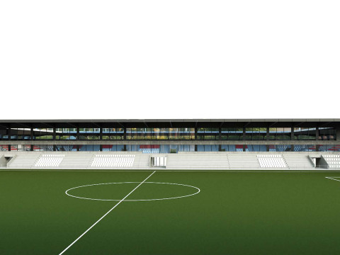 Football stadium Denmark 3Dモデル