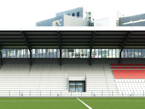 Football stadium Denmark 3Dモデル