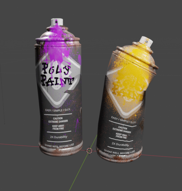 Balloons with paint 3D Model .c4d .max .obj .3ds .fbx .stl .blend