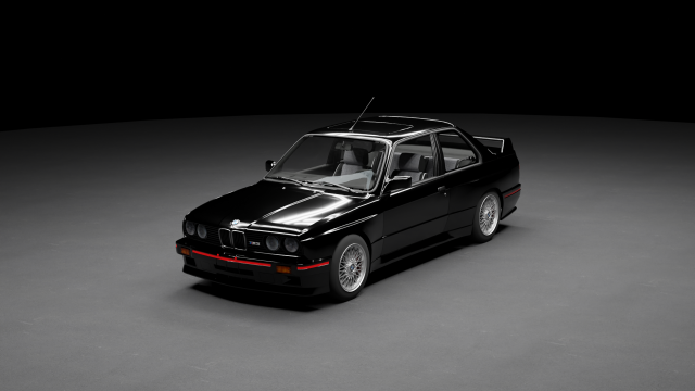 M3 E30 3D-Modell .c4d .max .obj .3ds .fbx .stl .blend 