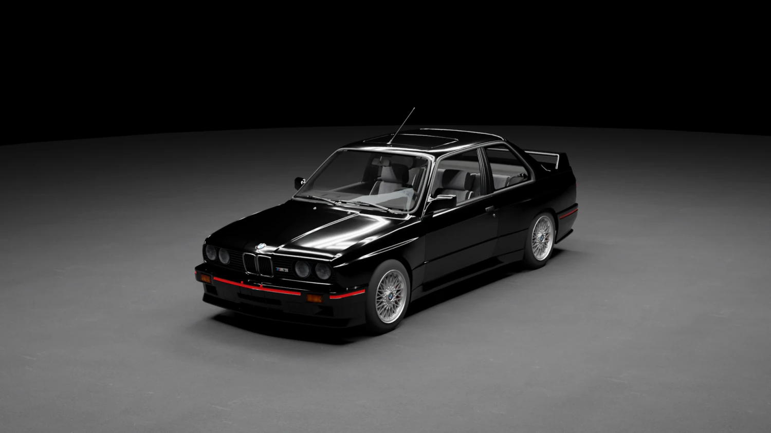 M3 E30 3D Model .c4d .max .obj .3ds .fbx .stl .blend 