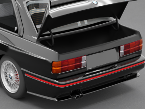 M3 E30 3D-Modell