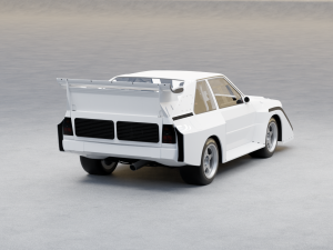 Audi Quattro S1 Modelo 3D