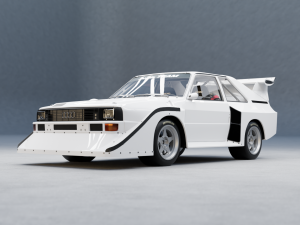 Audi Quattro S1 Modelo 3D