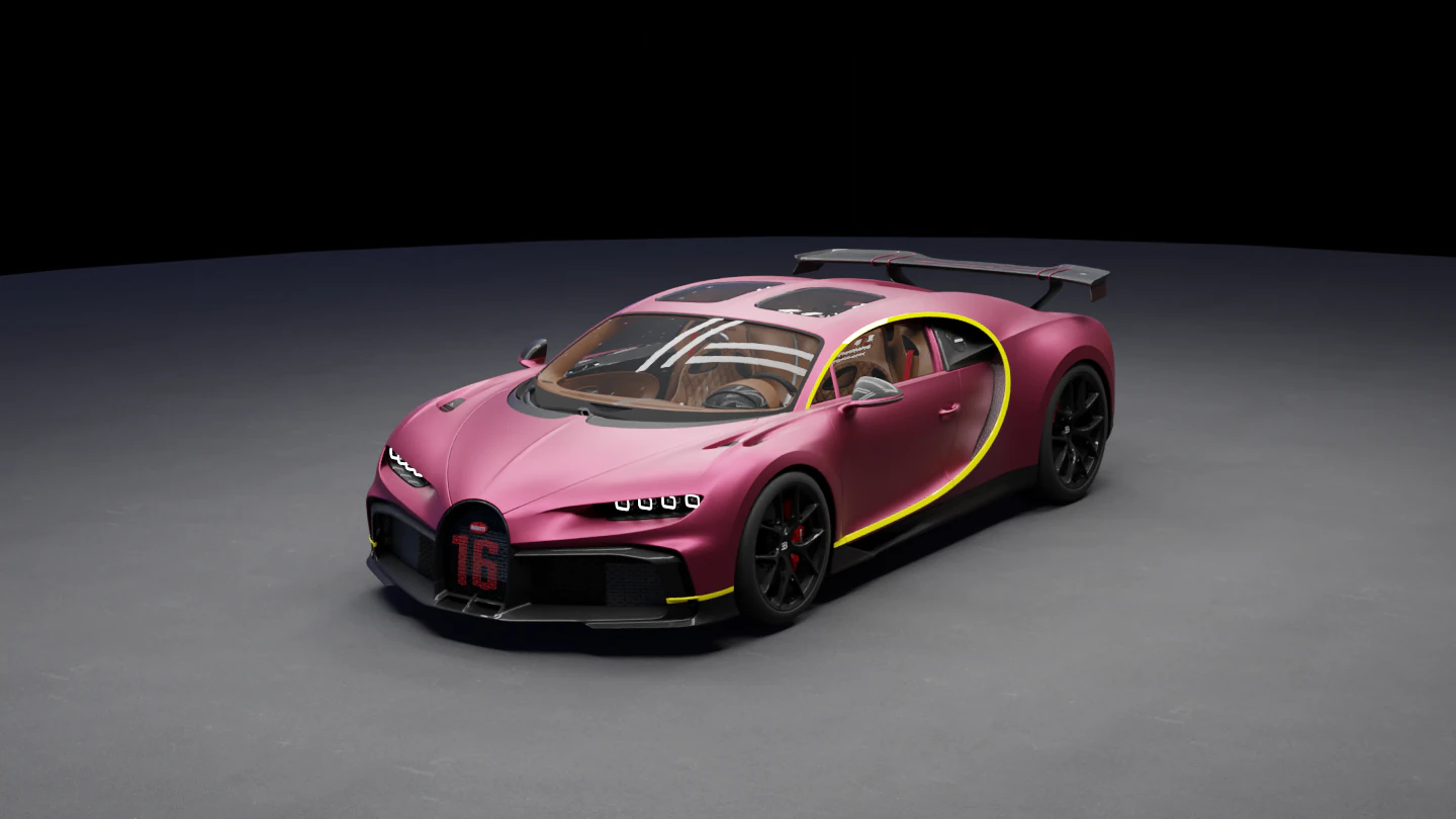 Chiron 3D Model .c4d .max .obj .3ds .fbx .stl .blend