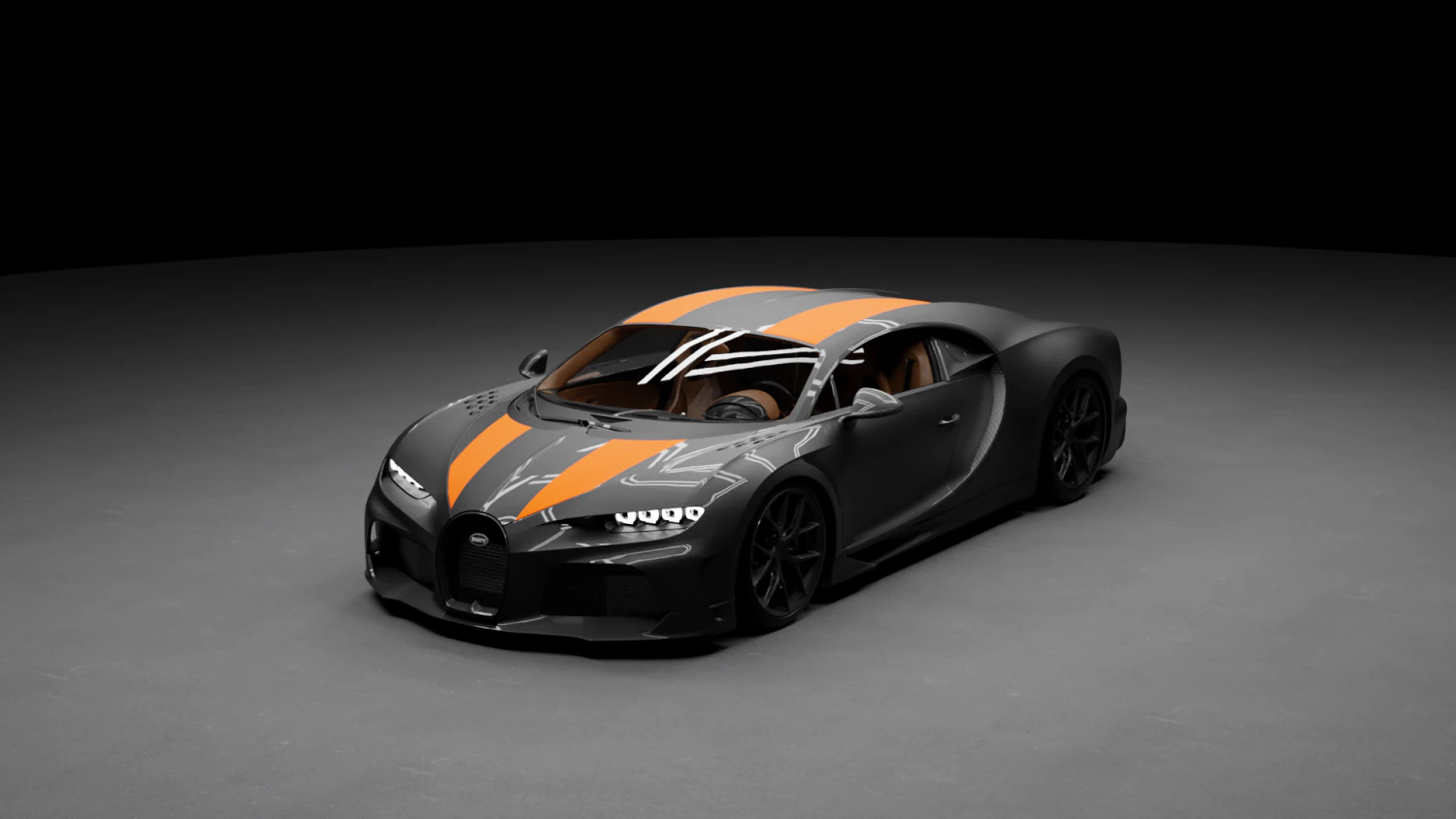 Chiron SuperSport 300 3D Model .c4d .max .obj .3ds .fbx .stl .blend