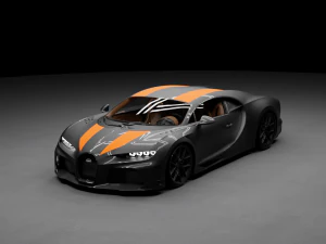 Chiron SuperSport 300 3D Model