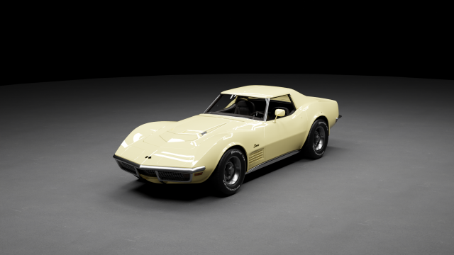 Chevrolet Corvette C3 Modèle 3D .c4d .max .obj .3ds .fbx .stl .blend 