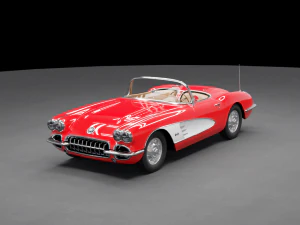 Chevrolet Corbeta C1 Modelo 3D