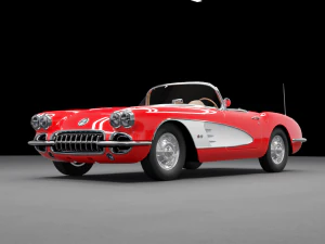 Chevrolet Corvette C1 3D Model