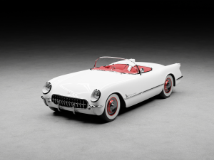Chevrolet Corvette C1 1950s 3D Model