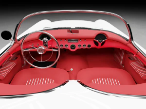 Chevrolet Corvette C1 1950s 3D Model