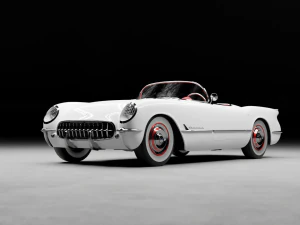Chevrolet Corvette C1 1950s 3D Model