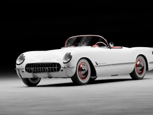 Chevrolet Corvette C1 1950s 3D Model