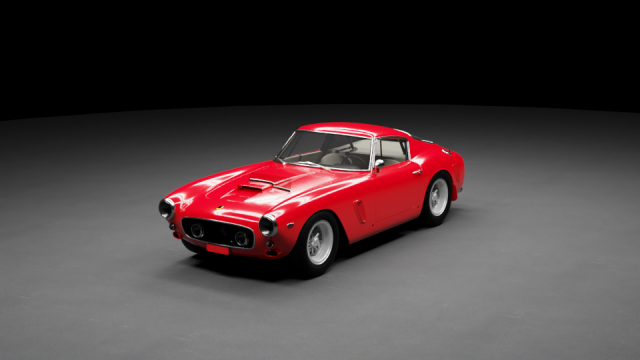 Ferrari 250GT 3D Model .c4d .max .obj .3ds .fbx .stl .blend 
