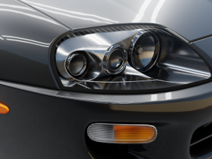 HQ Car Spawner add-on for Blender - 104 Cars 3D Модель