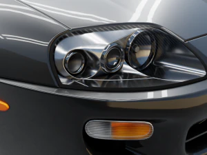 HQ Car Spawner add-on for Blender - 104 Cars 3D Model