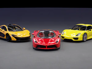 HQ Car Spawner add-on for Blender - 104 Cars 3D Model