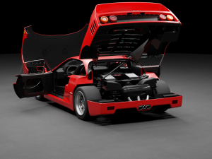 HQ Car Spawner add-on for Blender - 104 Cars 3D Модель