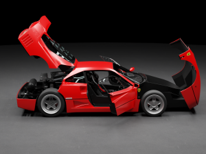 HQ Car Spawner add-on for Blender - 104 Cars 3D Модель