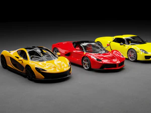Holy Trinity Car Pack 3D Model