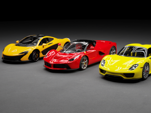 Holy Trinity Car Pack 3D 模型