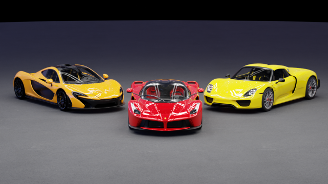 Holy Trinity Car Pack 3D 模型 .c4d .max .obj .3ds .fbx .stl .blend 