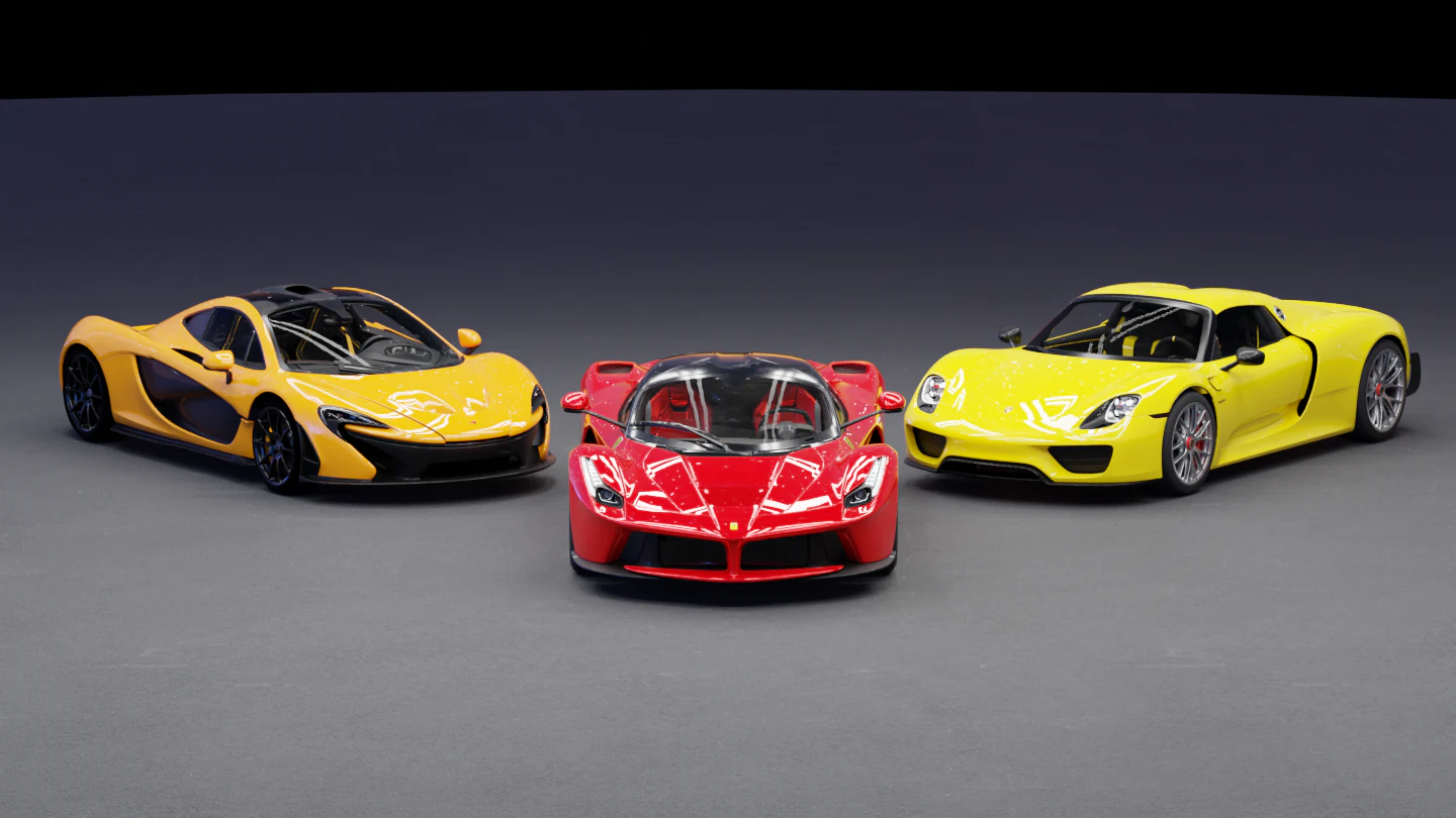 Holy Trinity Car Pack 3D Model .c4d .max .obj .3ds .fbx .stl .blend 