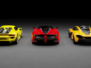 Holy Trinity Car Pack 3D 模型