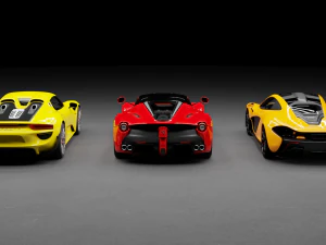 Holy Trinity Car Pack 3D Model