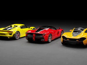 Holy Trinity Car Pack 3D Model