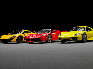 Holy Trinity Car Pack 3D 模型